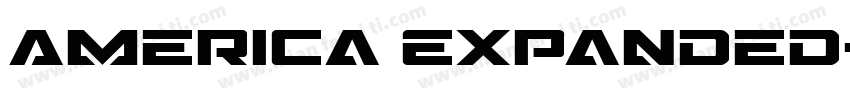 America Expanded字体转换